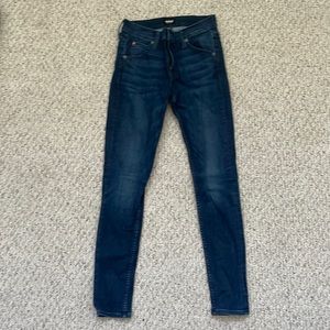 Hudson dark navy skinny jeans size 26